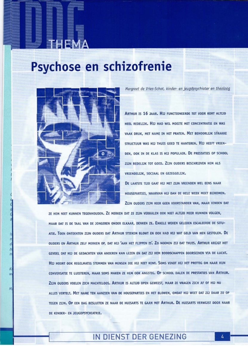 IDDG 2005 psychose en schizofrenie